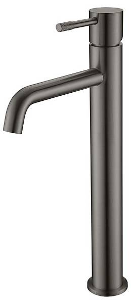 Смеситель для раковины Boheme Uno высокий gun metal 462-GM