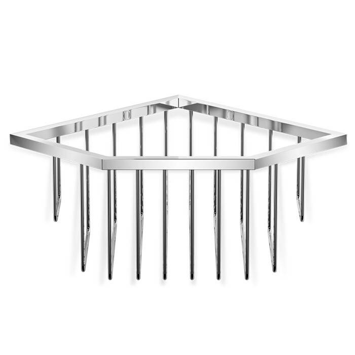 Полка для ванной угловая Decor Walther WA ECK 1 175x175x90 мм хром 0703300