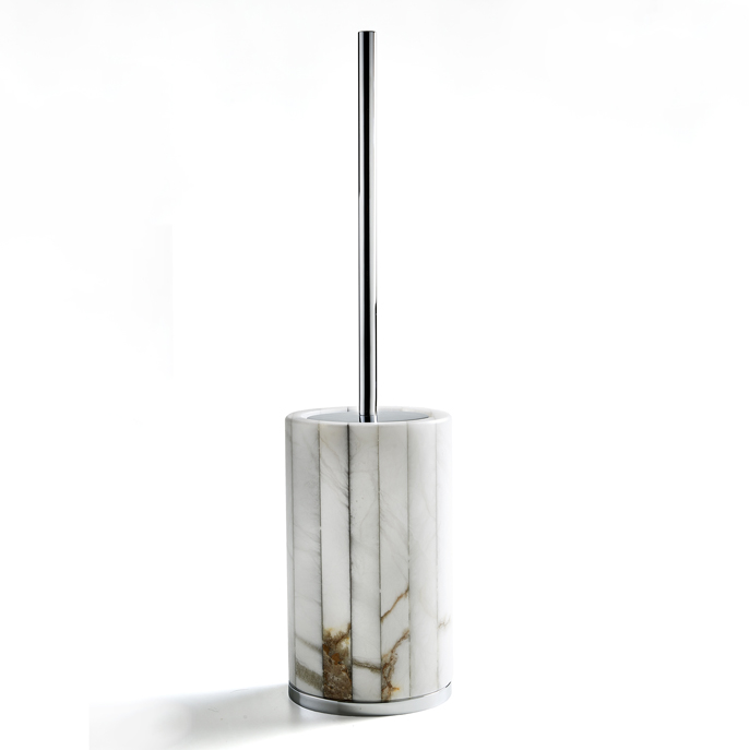 Ершик для туалета 3SC Rigato 110x440 мм колба алебастр никель сатинированный AL17NK