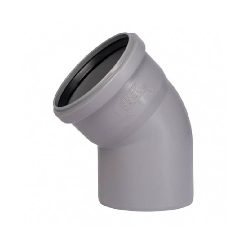 Отвод канализационный Ostendorf HT 160x45° 117120