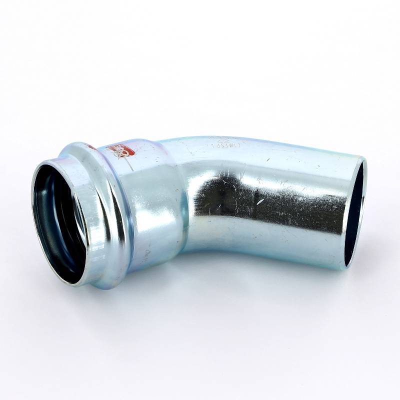 Угол-вставка пресс 45° Viega Prestabo 42 мм 558383