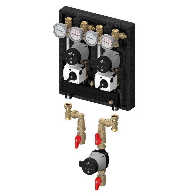 Контур загрузки бойлера Meibes Kombimix с насосом Wilo RS 15/6 M66356.84RS15/6