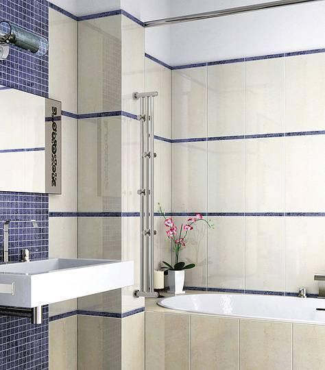 Полотенцесушитель водяной Сунержа Хорда 195x1200 мм без покрытия 00-0124-1200