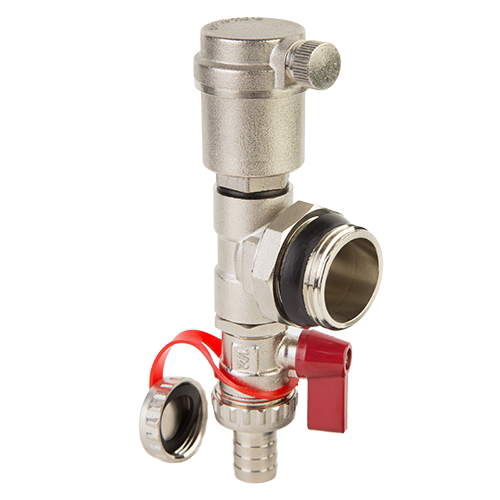 Конечный элемент коллектора Stout Premium с автоматическим воздухоотводчиком 1 MC.201.06