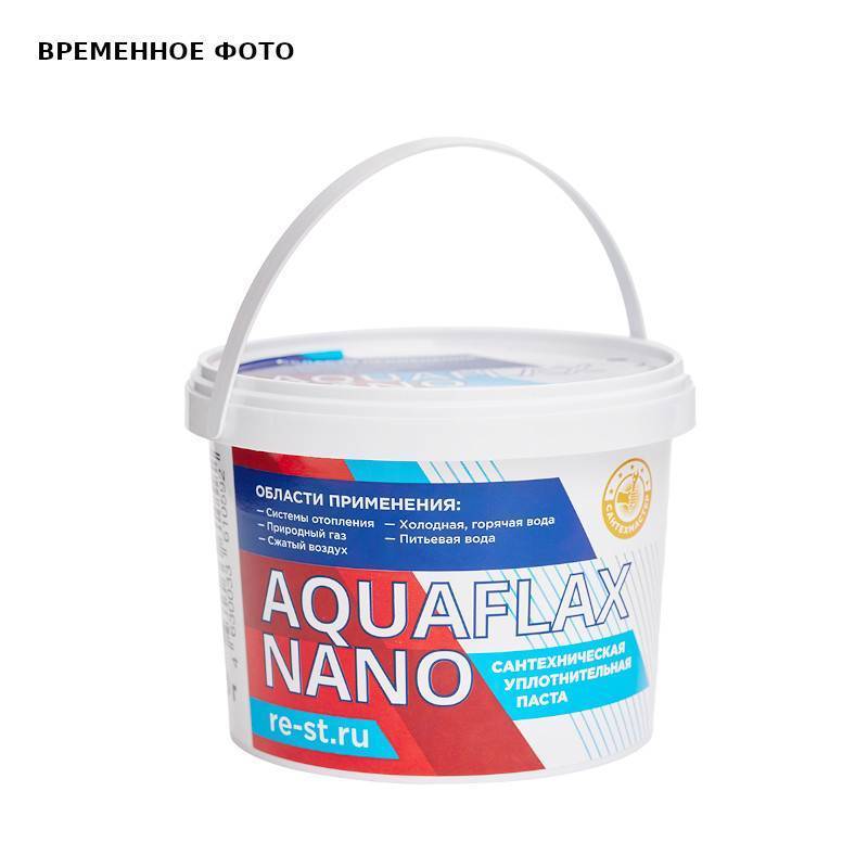 Паста сантехническая Aquaflax Nano банка 400 г 61059