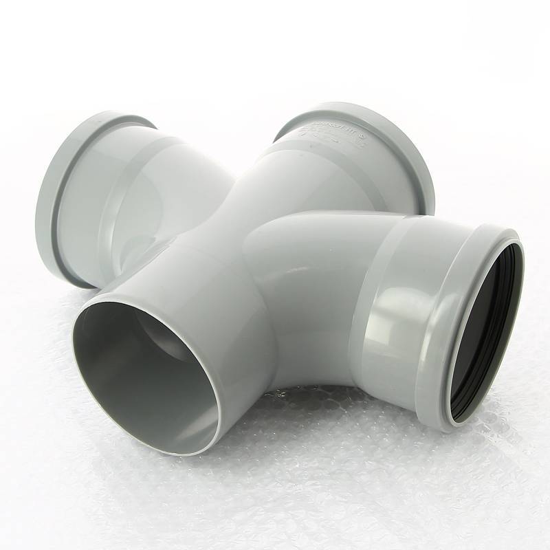 Тройник канализационный Ostendorf HT 110х90 мм 45° 115230