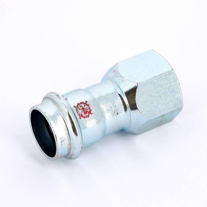 Муфта переходная IBP >B< Press Carbon 22 мм х 3/4 ВР оцинкованная сталь PC4270G0220600