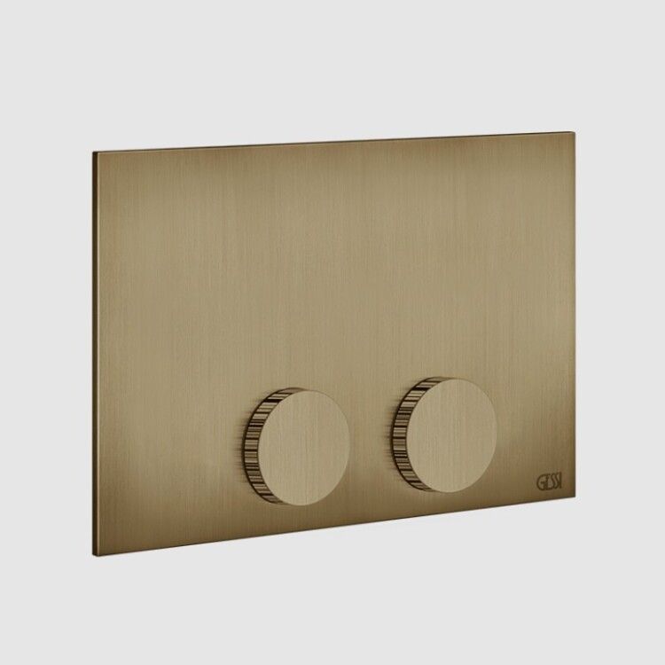Клавиша смыва Gessi Ingranaggio для Tece 215x145 мм Deep Bronze Brushed PVD