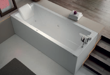 Гидромассажная ванна Jacuzzi Energy 1800x800x570 мм правосторонняя белый Satin ENE30621100