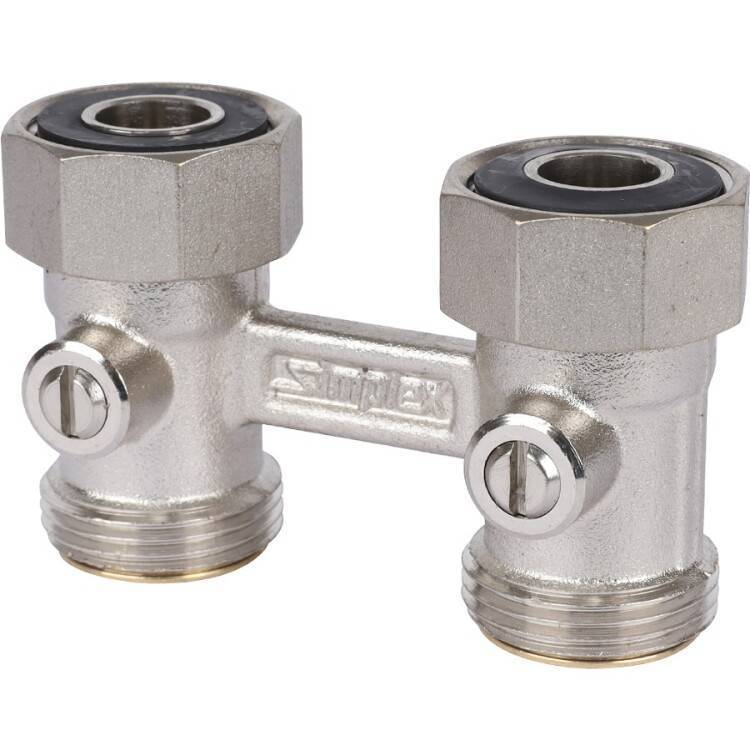 Узел нижнего подключения Simplex Standard Line D2/50 прямой 3/4 x 3/4 F10015