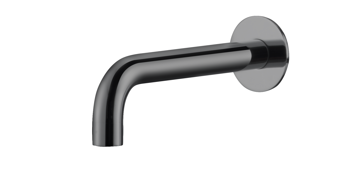 Излив настенный Boheme Fusion 19.1 см глянцевый оружейный металл 625-SGM