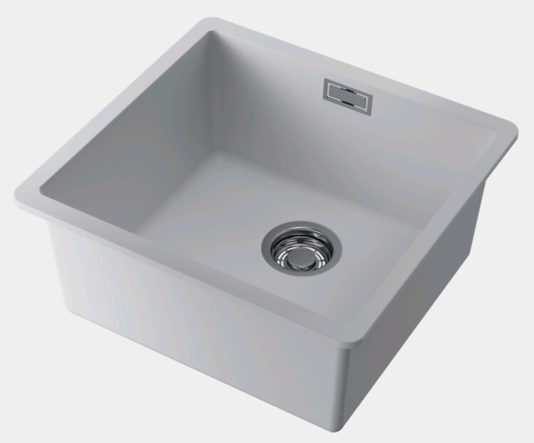 Мойка кухонная OMOIKIRI Kata 44-U под столешницу 440х420 мм белый 4997518