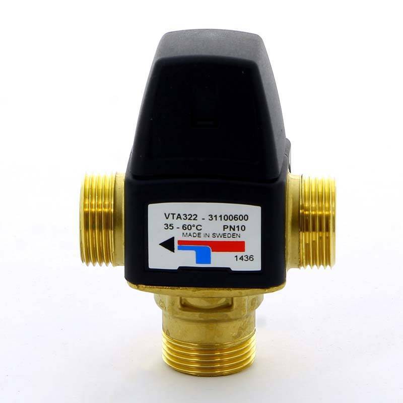 Клапан термостатический смесительный ESBE VTA322 G 3/4 35-60 °C Kvs 1.5 31100600