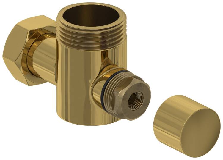 Вентиль угловой Сунержа под шестигранник G 1 x 3/4 золото 03-1300-0134