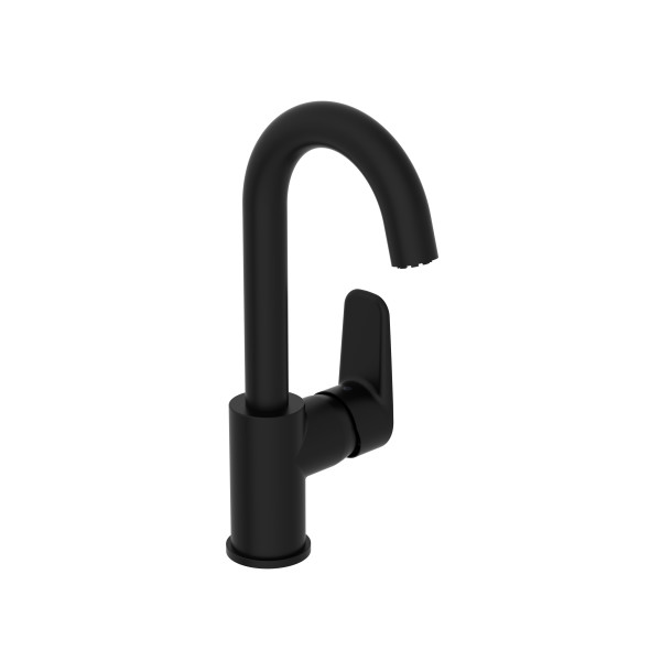 Смеситель для раковины Vitra Flow Soft однорычажный черный матовый A4316036EXP