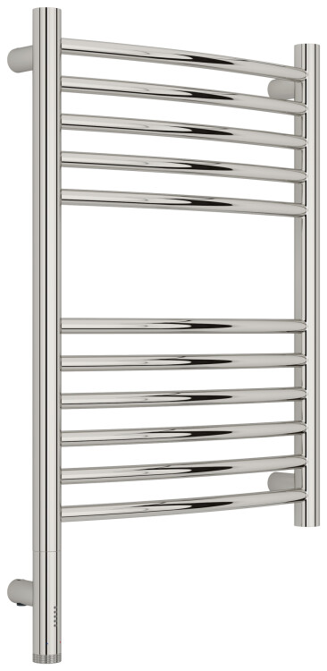 Полотенцесушитель электрический Сунержа Богема 3.1 выгнутая 600x400 мм МЭМ нижнее слева сталь 00-6002-6040