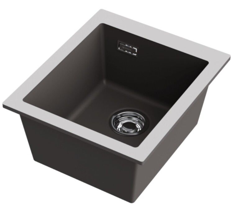 Мойка кухонная Omoikiri Omishima 410x480x220 мм stone grey 4997568