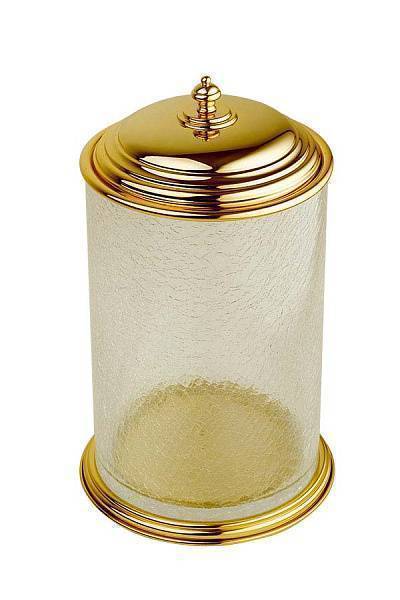 Ведро мусорное Boheme Palazzo напольное золото 10108