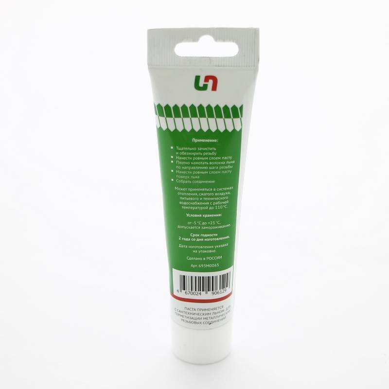 Паста-герметик для льна Uni-Fitt 65 г 693M0065