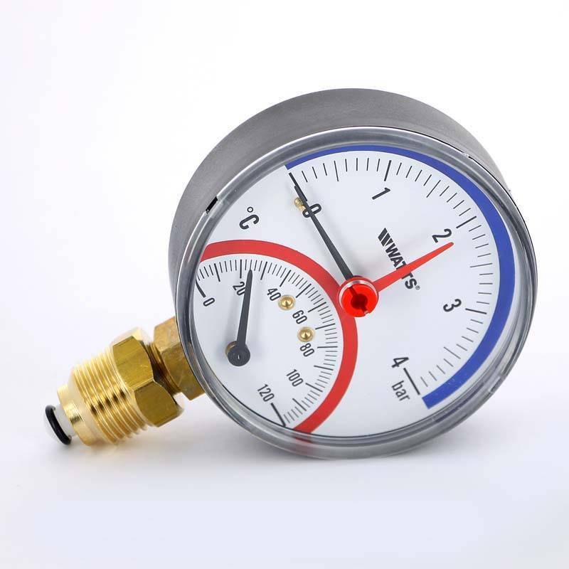 Термоманометр радиальный Watts F+R 828 4 бар 120 °C 1/2 10025526