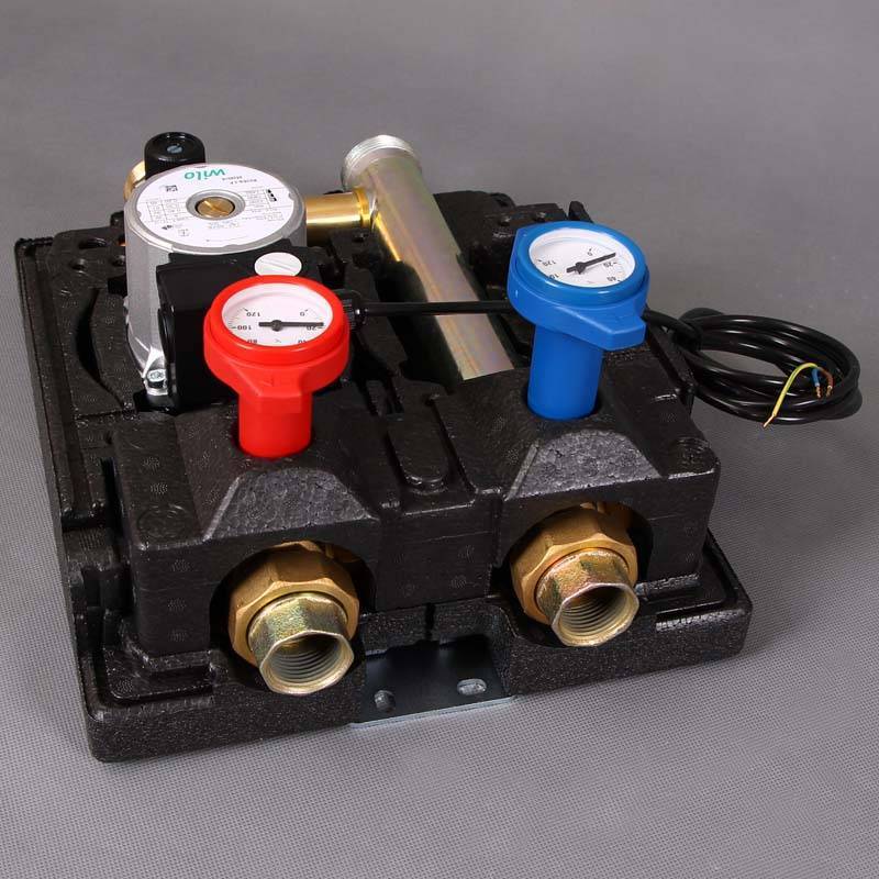 Насосно-смесительный модуль Watts PASM25 с насосом и 3-ходовым клапаном без сервопривода 10026636