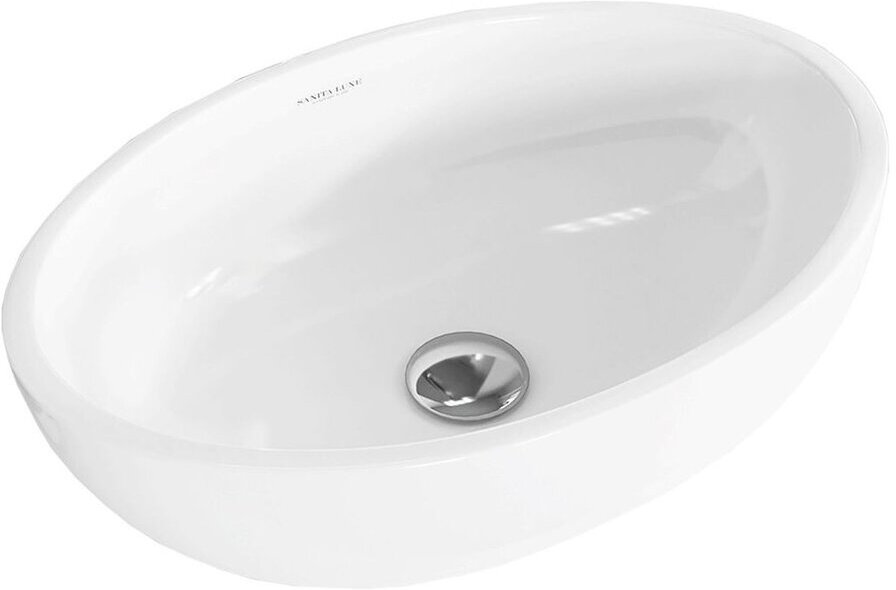 Умывальник накладной Salini Ringo 53 см Белый WB.CT/Ringo/53-N/WHT.G/S1