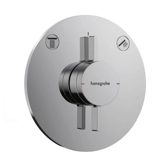 Смеситель для душа Hansgrohe DuoTurn S встраиваемый на 2 потребителя хром 75418000