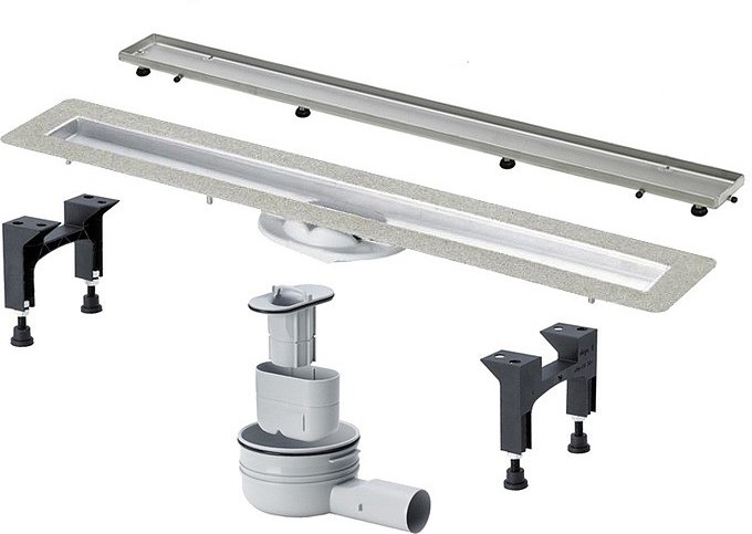 Душевой лоток Viega Advantix Basic Set 900 мм с решеткой под плитку ER13 4983.20 753221