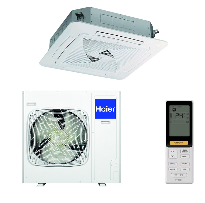 Кассетная сплит-система Haier R32 ECO инверторная AB140S2LR1FA/1U140S1LN1FB/PB-950QB