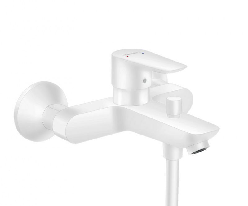 Смеситель для ванны Hansgrohe Talis E матовый белый 71740700