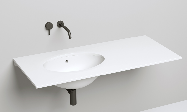 Раковина накладная Salini Callista 565х394х182 мм белый глянцевый 1101109G