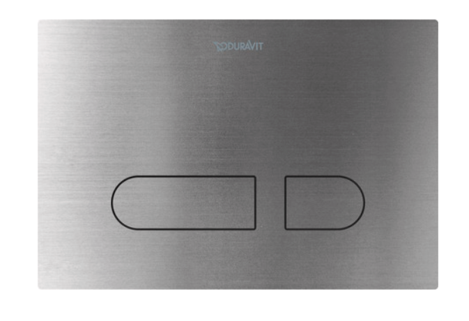 Клавиша смыва Duravit A.1 для унитаза 217х146.5 мм сталь брашированная WD5012044060