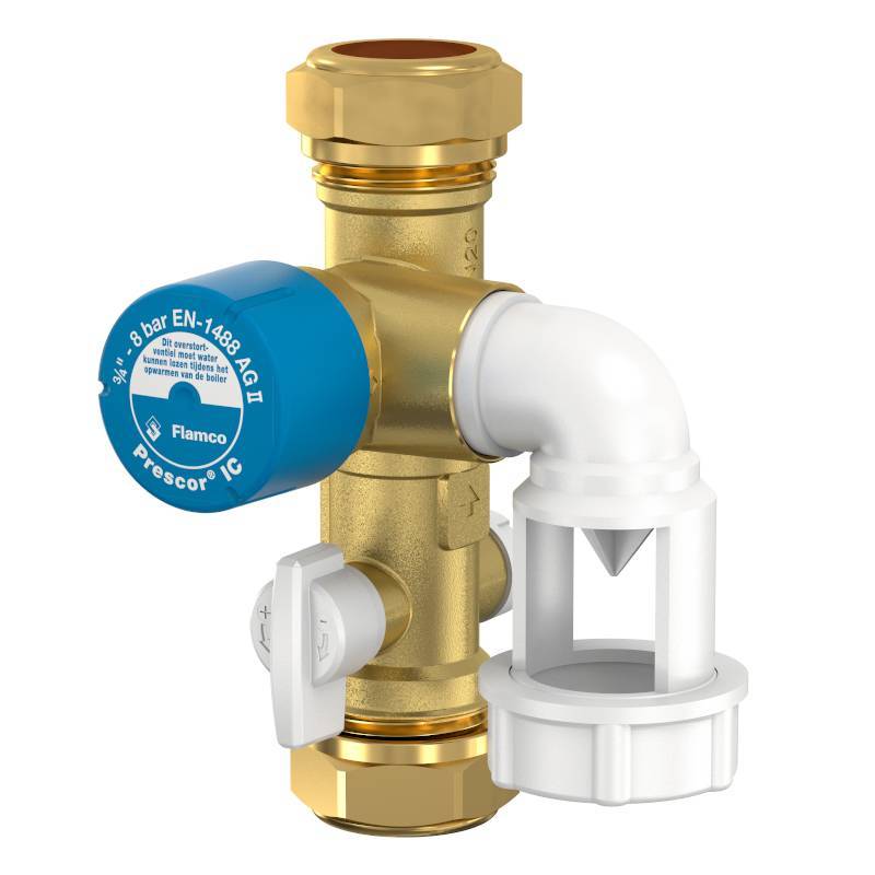 Группа безопасности бойлера Flamco Prescor IC 3/4 компрессионное соединение 27190