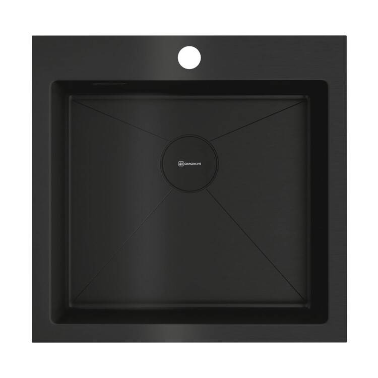 Мойка кухонная OMOIKIRI Akisame 51-GR 510x510 мм графит 4997013
