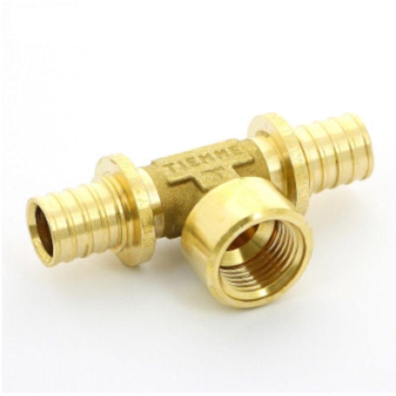 Тройник аксиальный General Fittings 20 х 1/2 ВР х 20 747G7271