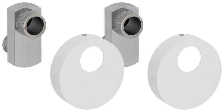 Эксцентрик Сунержа TUBE G 1/2 x G 3/4 НР белый матовый 30-1507-0005