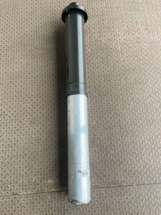 Базовый комплект вертикального дымохода Wolf через кровлю L1250 мм черный 2600500