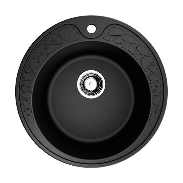 Кухонная мойка Omoikiri Tovada 51-BL Artgranit 51x51 см черный 4993369