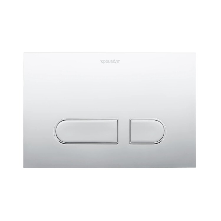 Клавиша смыва, Duravit, DuraSystem, для унитаза A1, шгв 217-10-146.5, цвет-хром