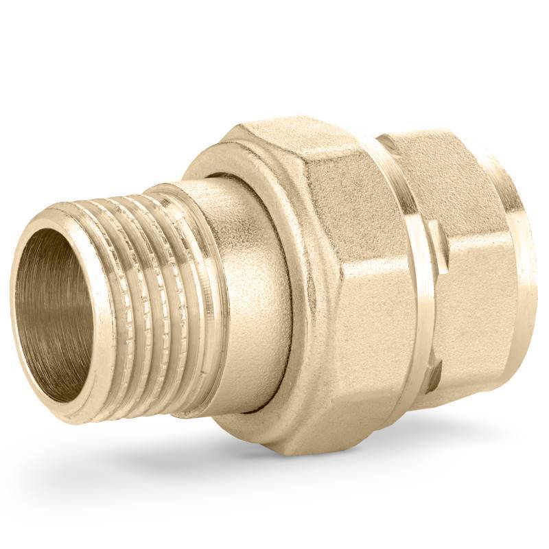 Разъемное соединение LD Pride прямое НР-ВР 1 с прокладкой O-RING LD.65.520.25