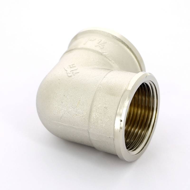 Угольник латунный никелированный Tiemme 1 1/4 ВР-ВР 1500353