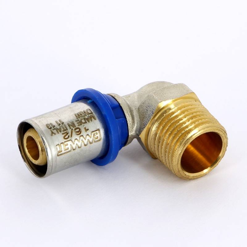 Угольник пресс с наружной резьбой Emmeti Gerapex 16 x 1/2 28101342