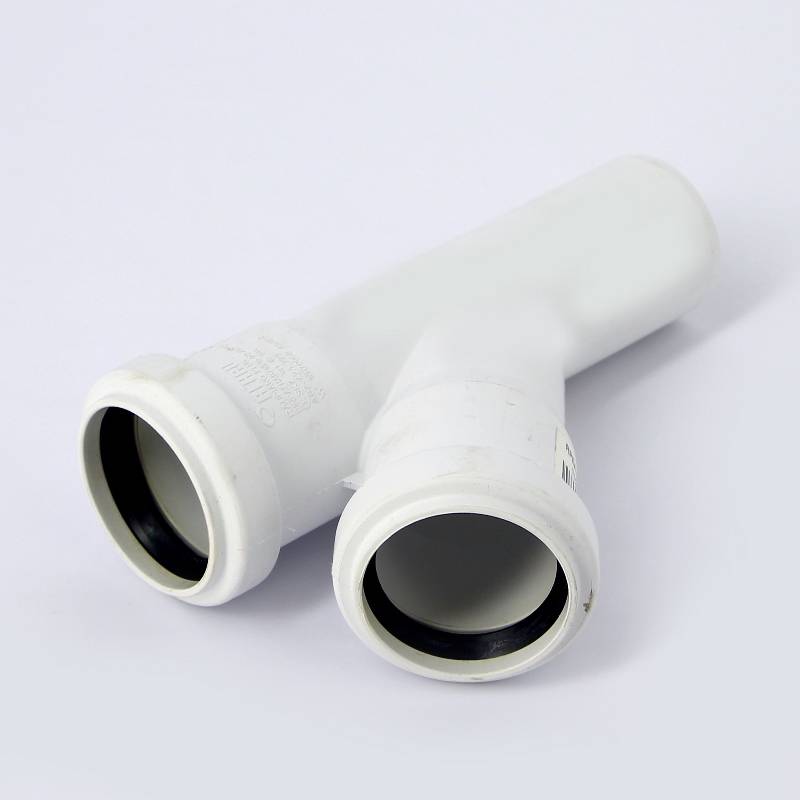 Тройник канализационный REHAU RAUPIANO PLUS 40/40/45° 123104