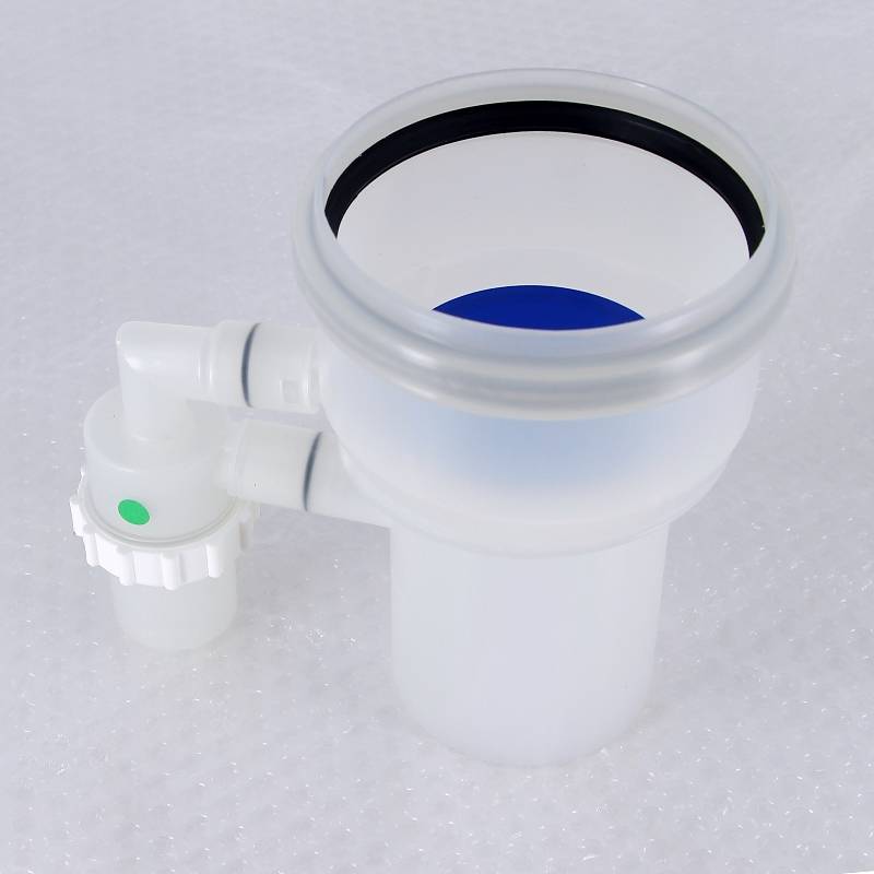 Патрубок Baxi присоединительный 110/80 мм с конденсатоотводчиком 710682001