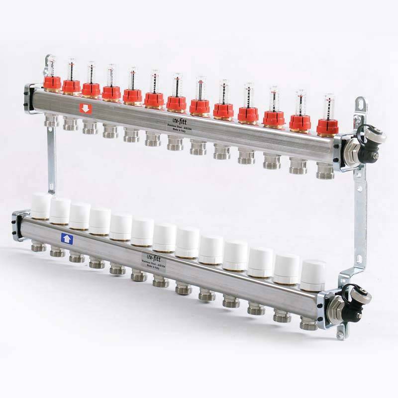 Коллекторная группа Uni-Fitt 415S 1 x 3/4 EK 13 выходов 450I4313