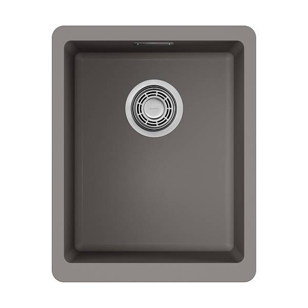 Кухонная мойка Omoikiri Kata 34-U-GR Artgranit leningrad grey 34x42 см 4993383