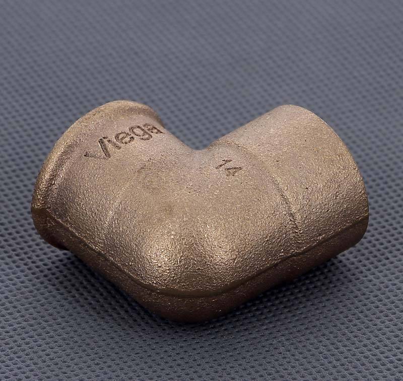 Угол 90° бронзовый Viega пайка-ВР 28х3/4 144203