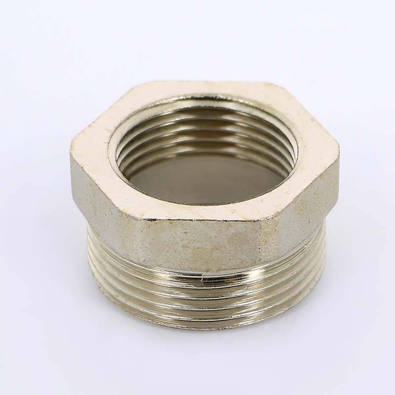 Футорка никелированная Uni-Fitt 1x1 1/4 НВ 604N5400