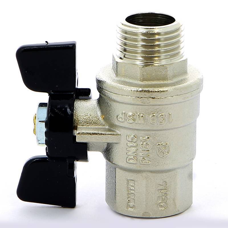 Кран шаровой Bugatti Oregon 1/2 НВ бабочка 03070060