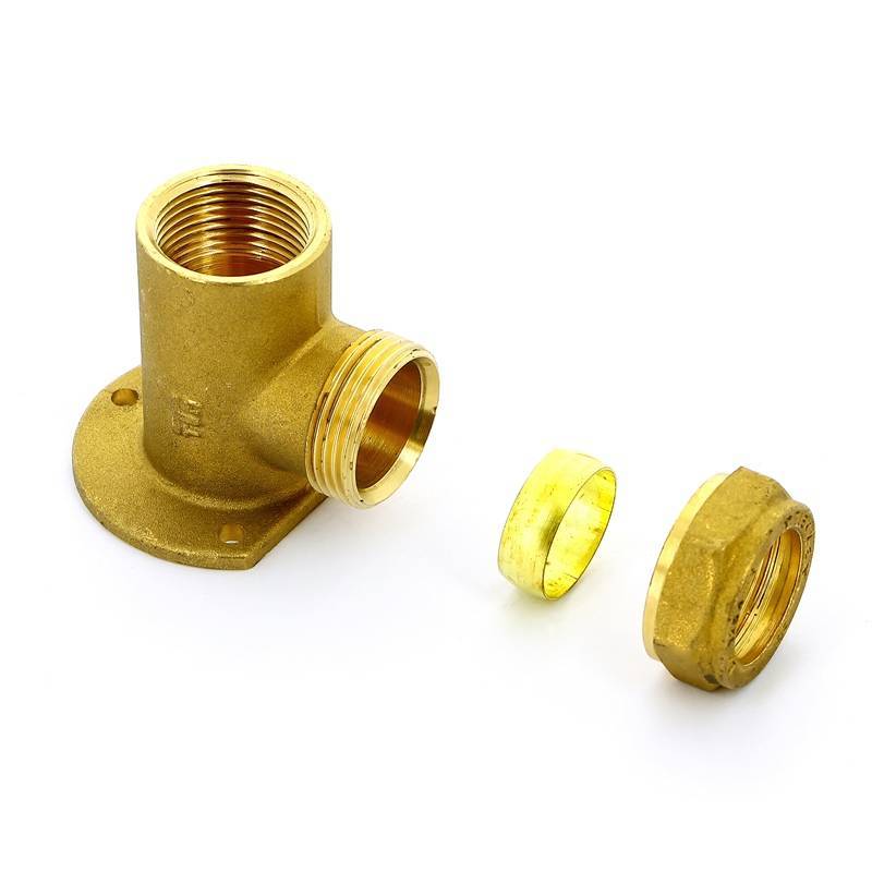 Водорозетка обжимная Tiemme 18x3/4 ВР латунь 1100142